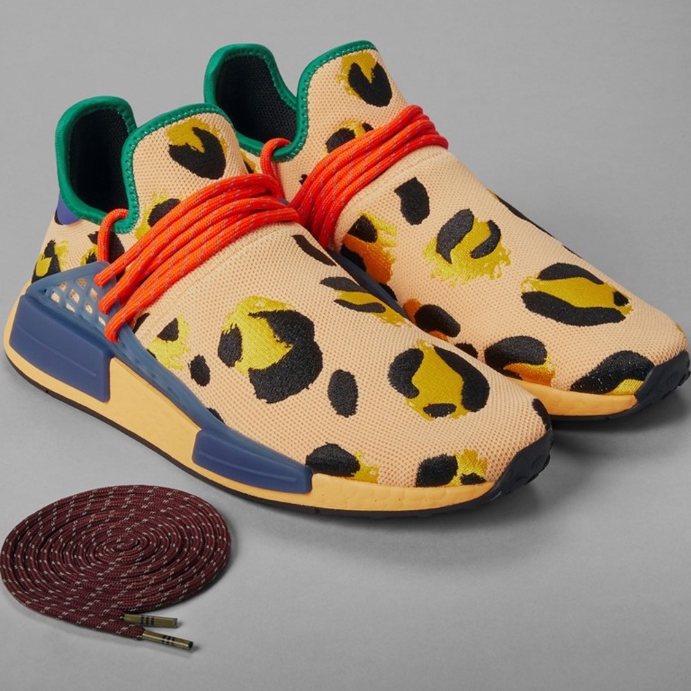 Men’s Adidas HU NMD ANIMAL PRINT AMBER size -M9/w10.5